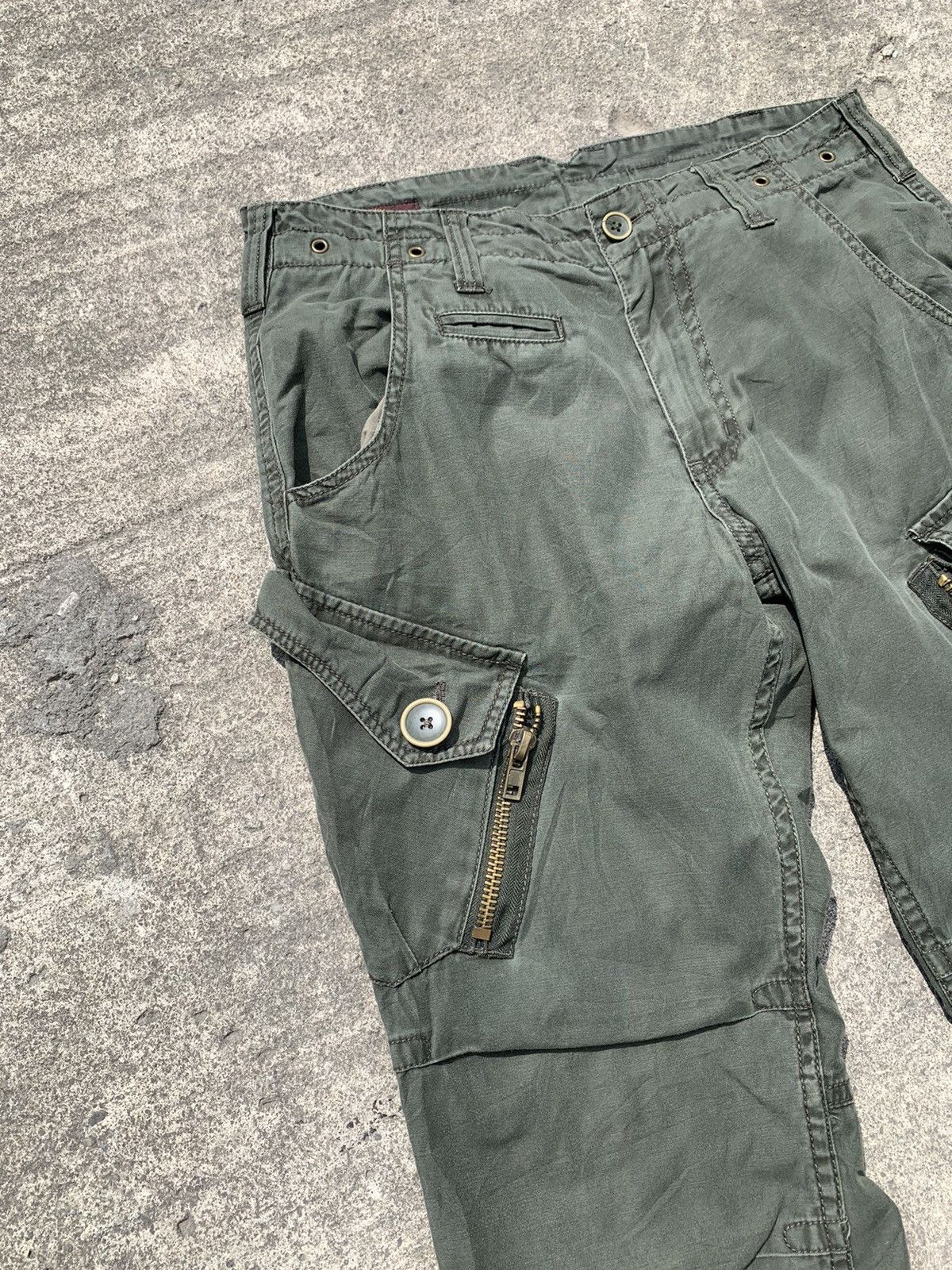 Seditionaries Neutral infinity tactical multipocket bondage cargo pants Size US 32 / EU 48 - 4 Thumbnail