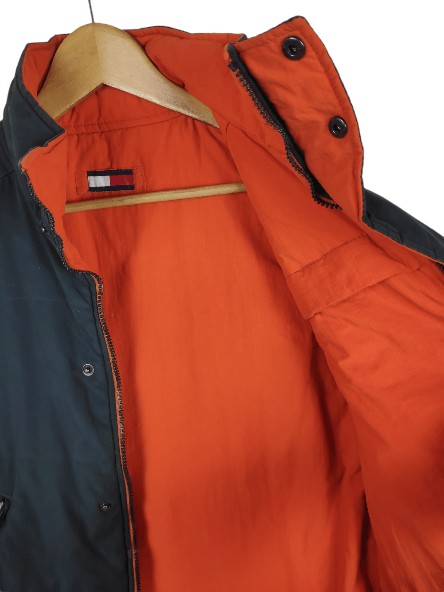 Tommy Hilfiger × Vintage Vintage Puffer Hilfiger Denim Tommy Reversible Vest Jacket Size US M / EU 48-50 / 2 - 5 Thumbnail