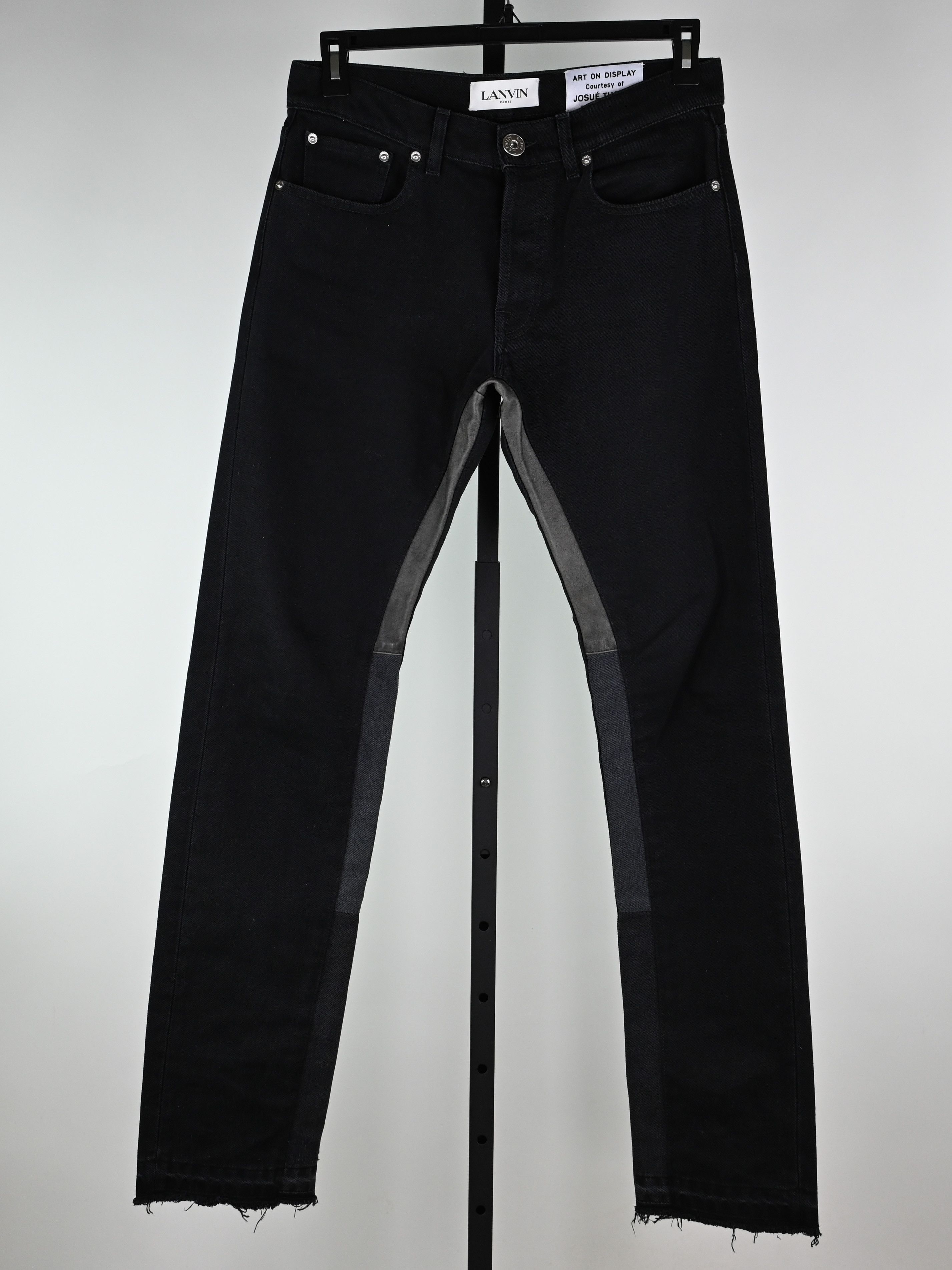 Lanvin LANVIN X Gallery Dept. II Slim Jeans Black - Size 31 | Grailed