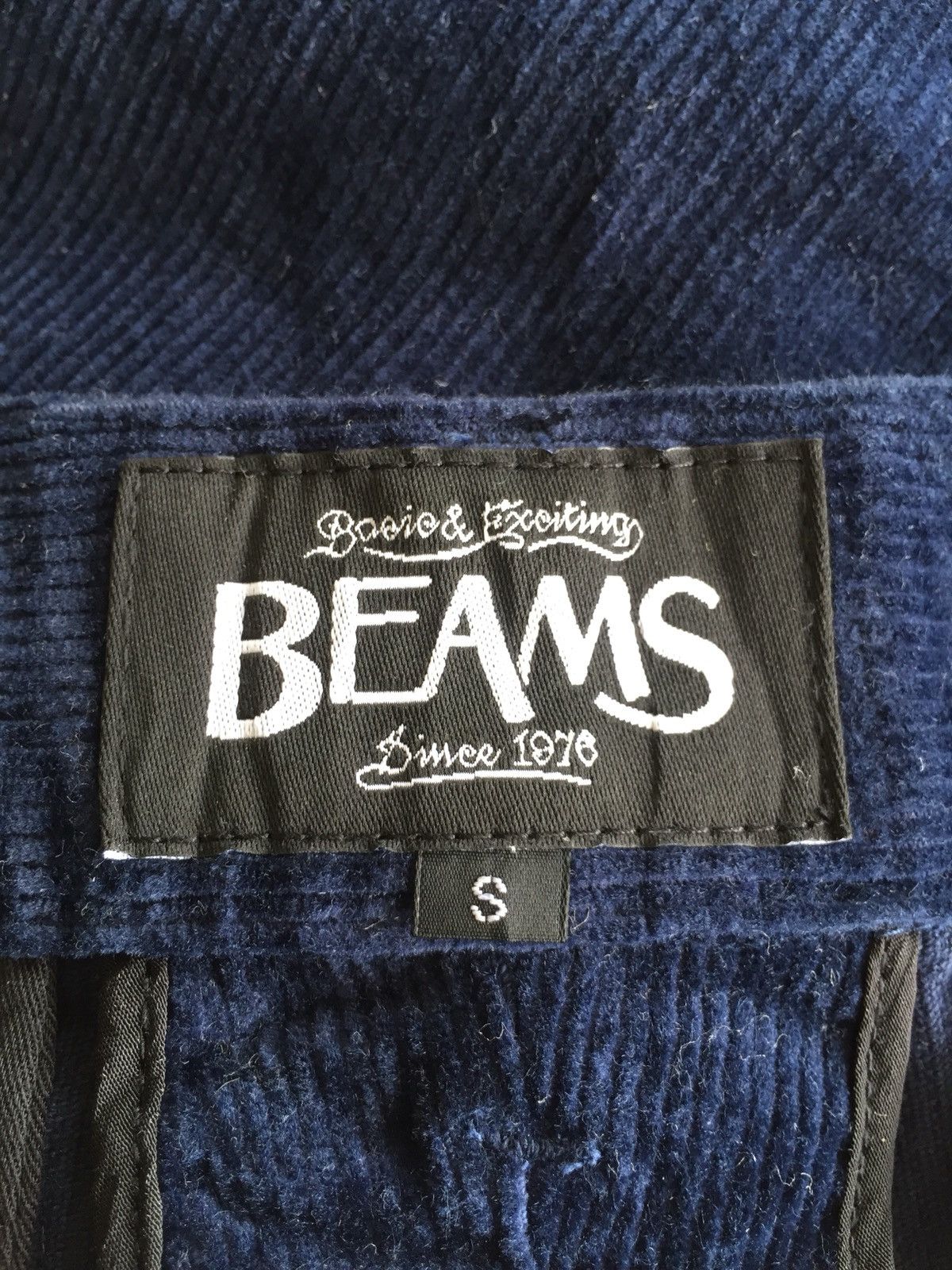 Beams Plus Beams Plus 🇯🇵 Velvet Navy Corduroy Slim Fit Pants Size US 31 - 8 Thumbnail