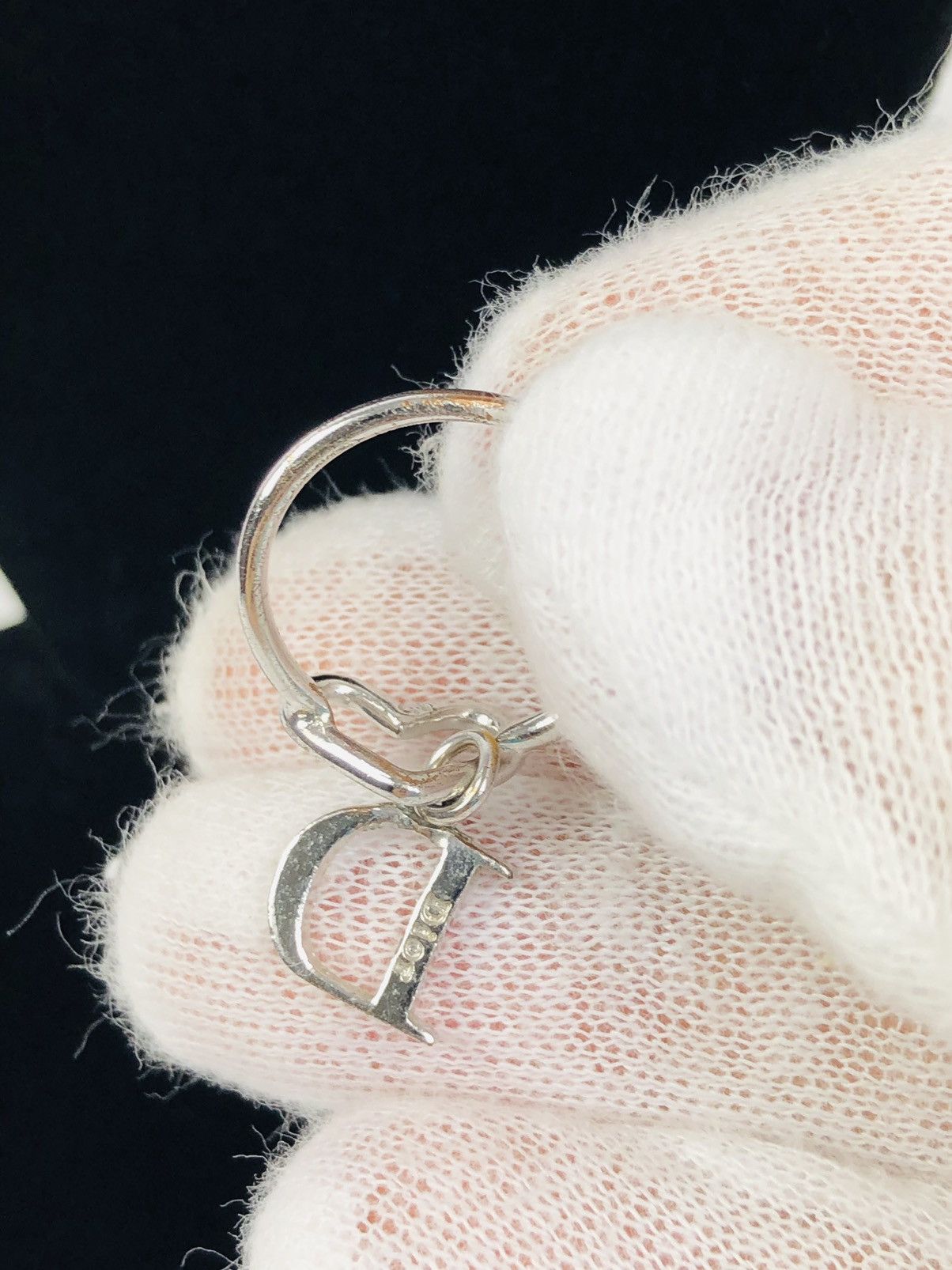 Dior Dior encrusted D ring size 6 Size ONE SIZE - 2 Thumbnail
