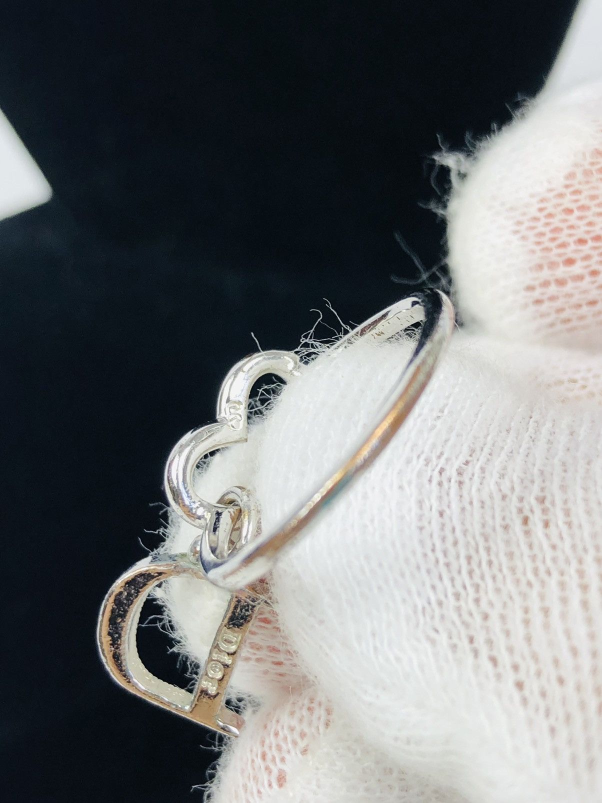 Dior Dior encrusted D ring size 6 Size ONE SIZE - 5 Thumbnail