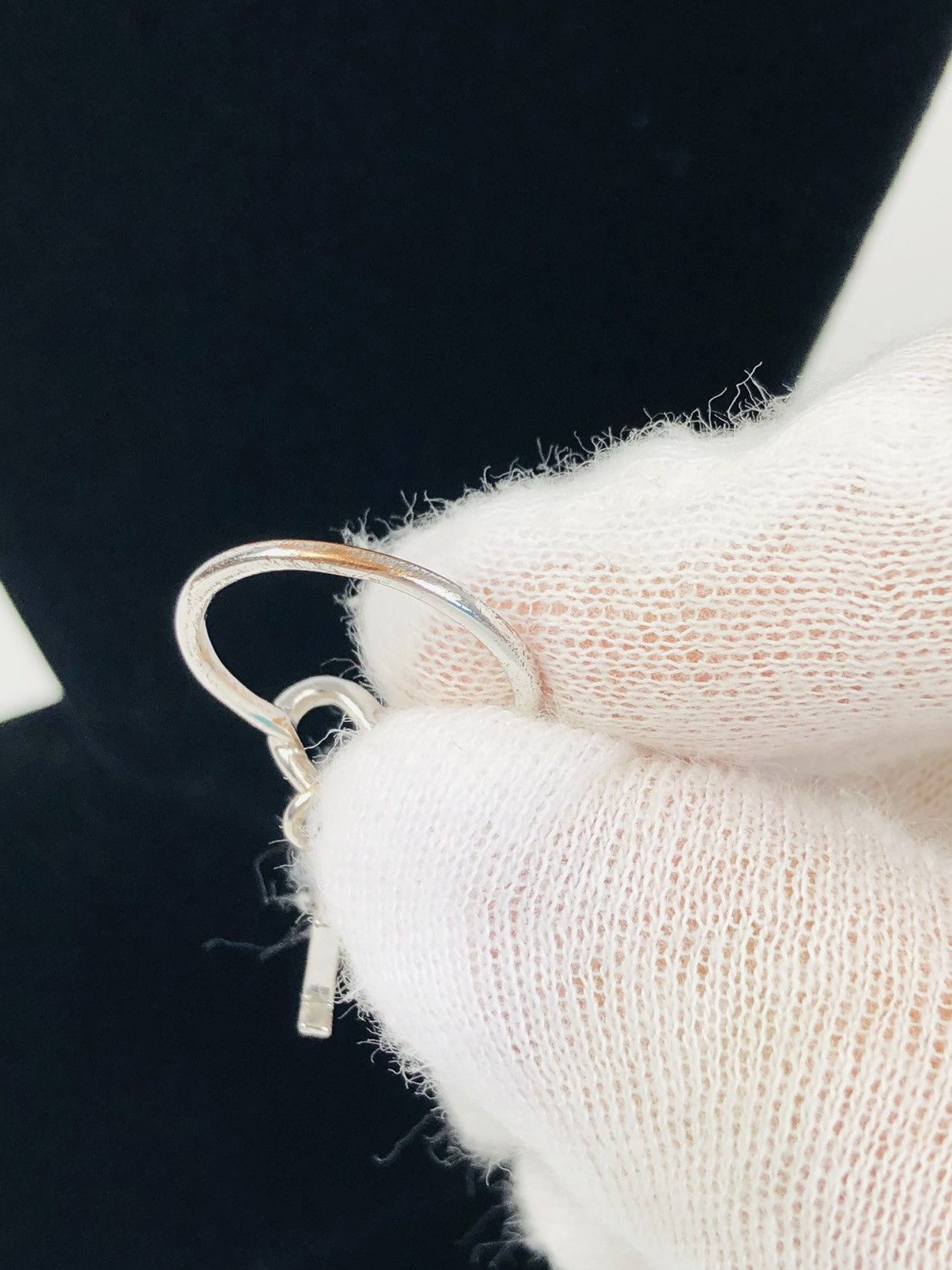 Dior Dior encrusted D ring size 6 Size ONE SIZE - 3 Thumbnail
