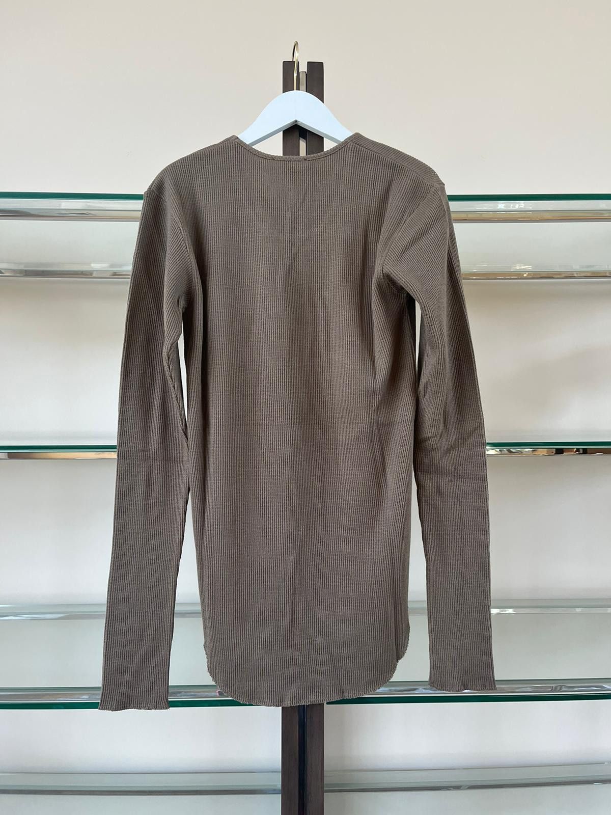 Balmain Embroidered Dagger Logo Crest Thermal Waffle Knit Sweater Size US M / EU 48-50 / 2 - 5 Thumbnail
