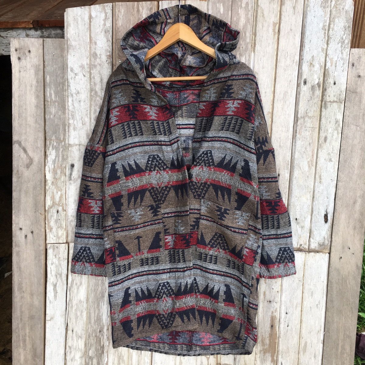 image of Kapital Style Navajo By Radarista Hoodie, Men's (Size Large)