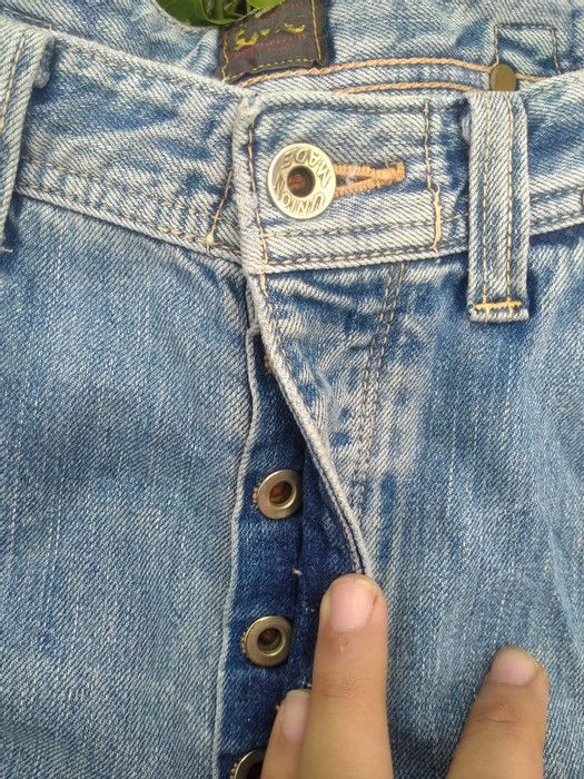 VINTAGE LEE UNION MADE STRAIGHTCUT BUNKLE JEANS
