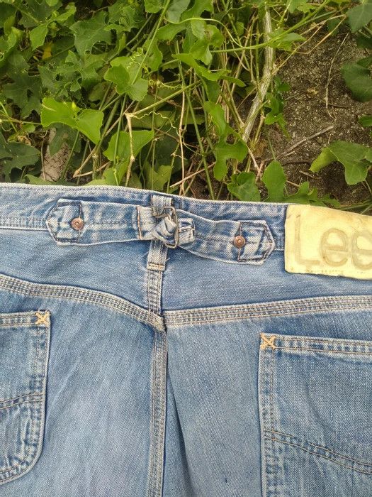 VINTAGE LEE UNION MADE STRAIGHTCUT BUNKLE JEANS