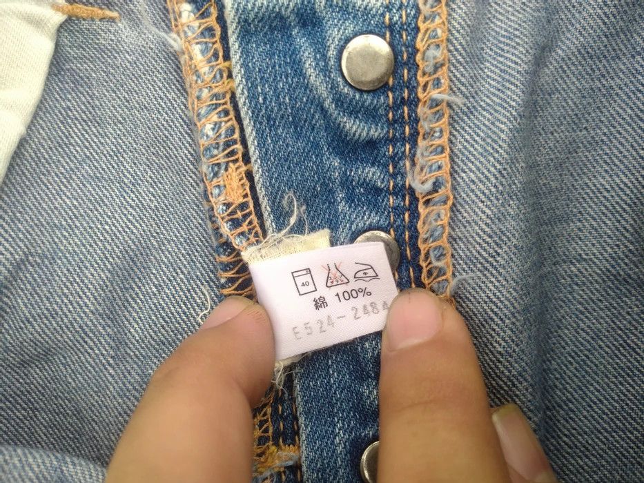 VINTAGE LEE UNION MADE STRAIGHTCUT BUNKLE JEANS