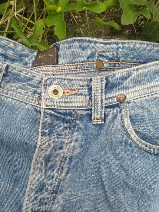 VINTAGE LEE UNION MADE STRAIGHTCUT BUNKLE JEANS