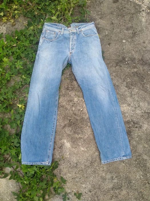 VINTAGE LEE UNION MADE STRAIGHTCUT BUNKLE JEANS
