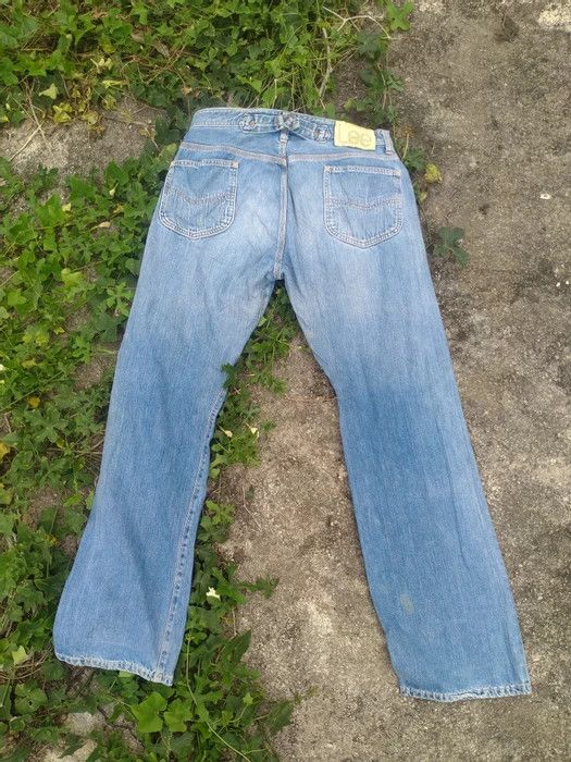 VINTAGE LEE UNION MADE STRAIGHTCUT BUNKLE JEANS