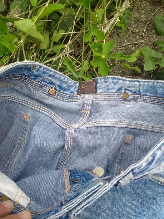 VINTAGE LEE UNION MADE STRAIGHTCUT BUNKLE JEANS