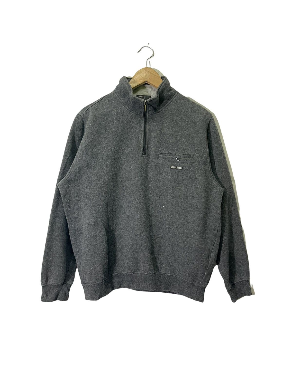 Yohji Yamamoto VINTAGE SACSNY Y’SACCS X YOHJI YAMAMOTO HALF ZIPPER JACKET Size US M / EU 48-50 / 2 - 1 Thumbnail