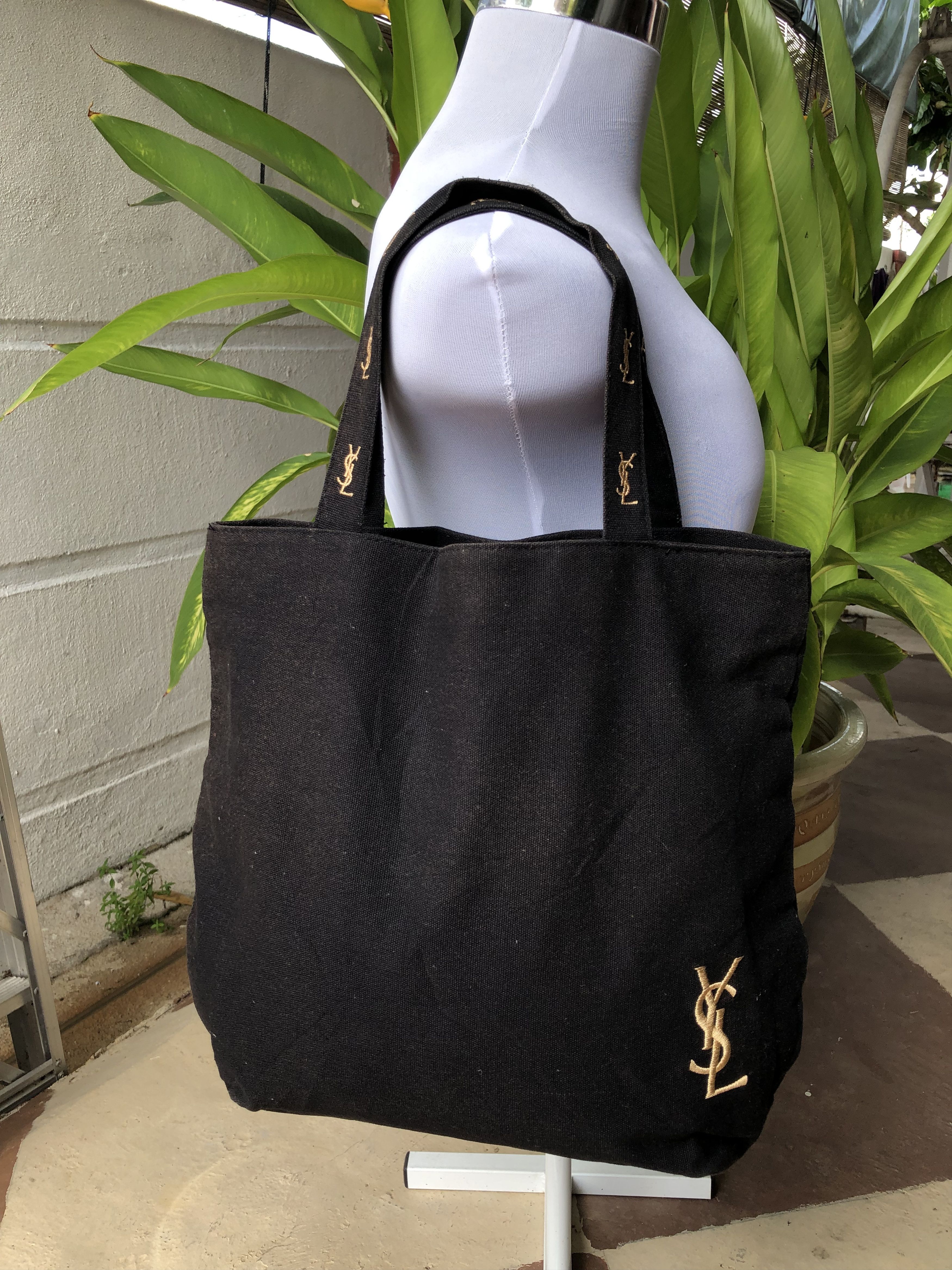 Yves Saint Laurent BLACK GOLD YSL PARFUMS TOTE BAG Size ONE SIZE - 3 Thumbnail
