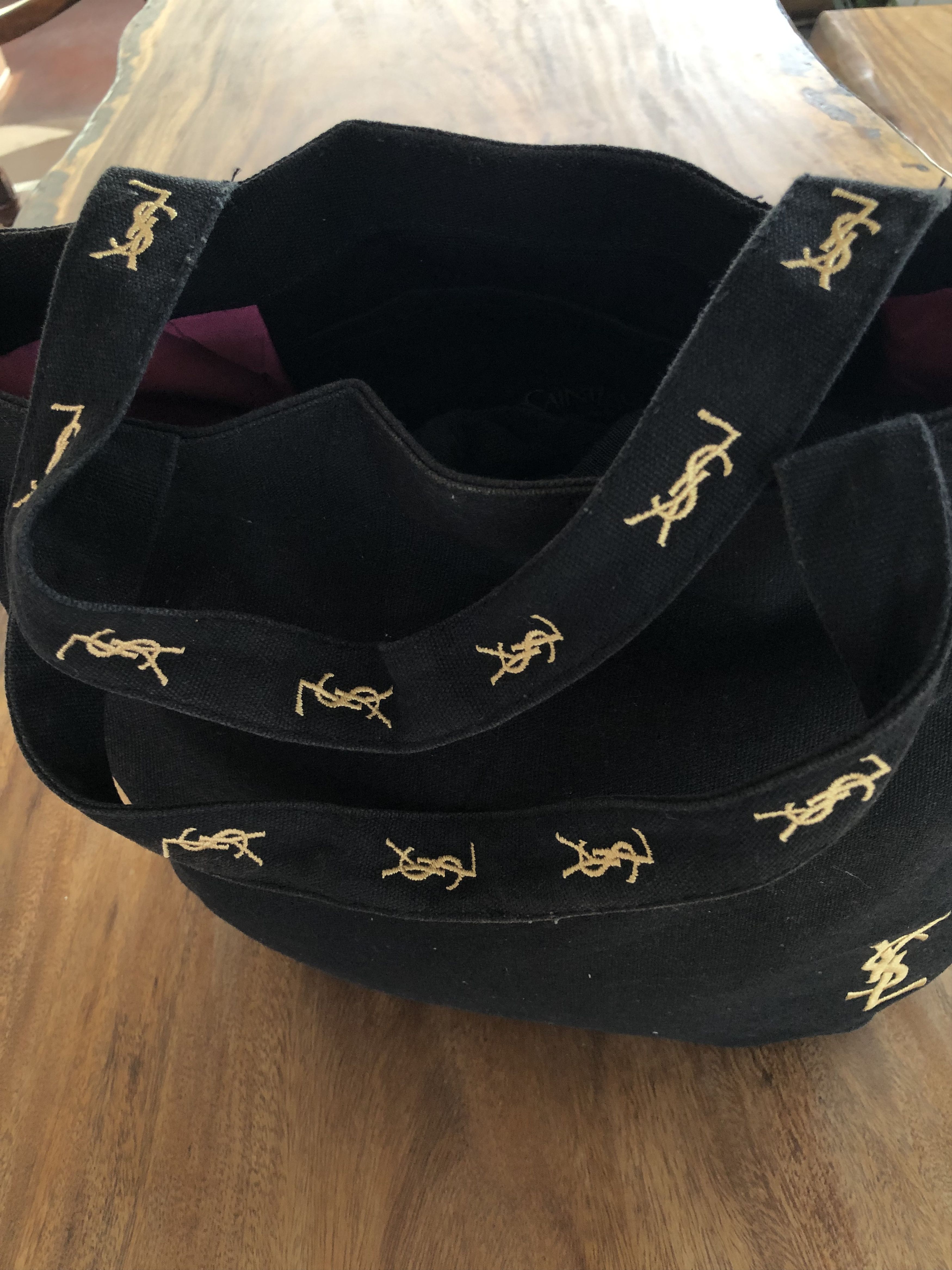 Yves Saint Laurent BLACK GOLD YSL PARFUMS TOTE BAG Size ONE SIZE - 2 Thumbnail