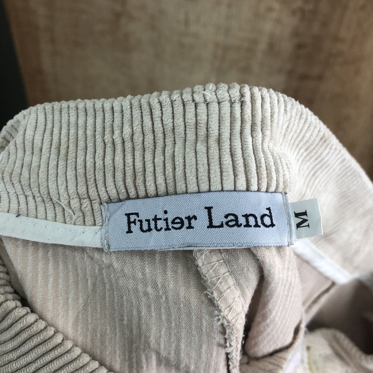 Japanese Brand Futier Land Brown Corduroy Casual pants #6201 Size US 27 - 9 Thumbnail