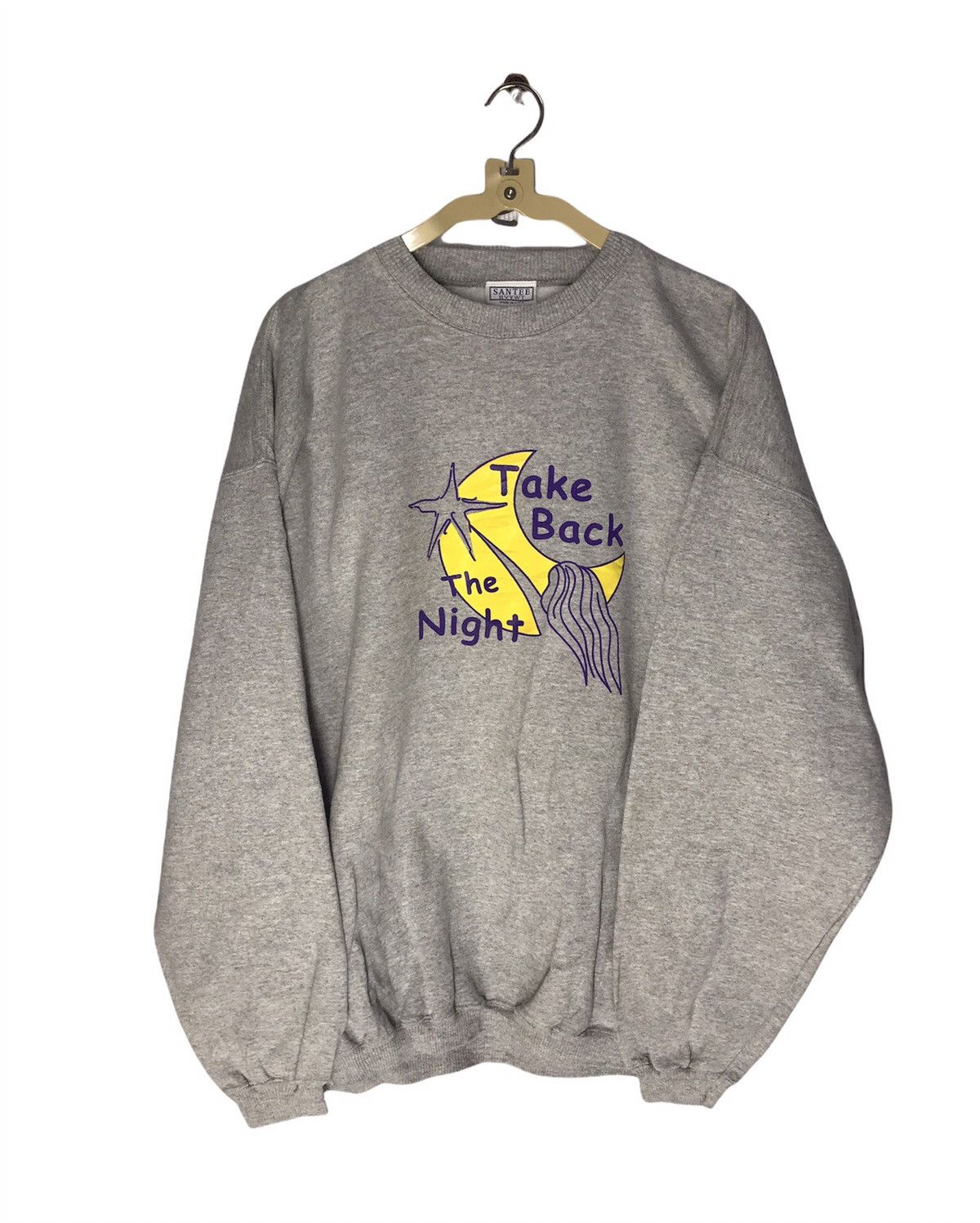 Vintage Vintage crewneck sweatshirt ‘take back the night’ Size US XL / EU 56 / 4 - 1 Thumbnail