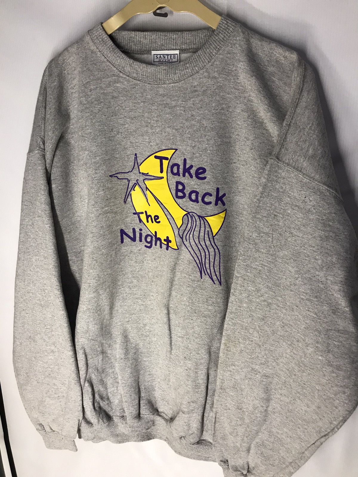 Vintage Vintage crewneck sweatshirt ‘take back the night’ Size US XL / EU 56 / 4 - 5 Thumbnail