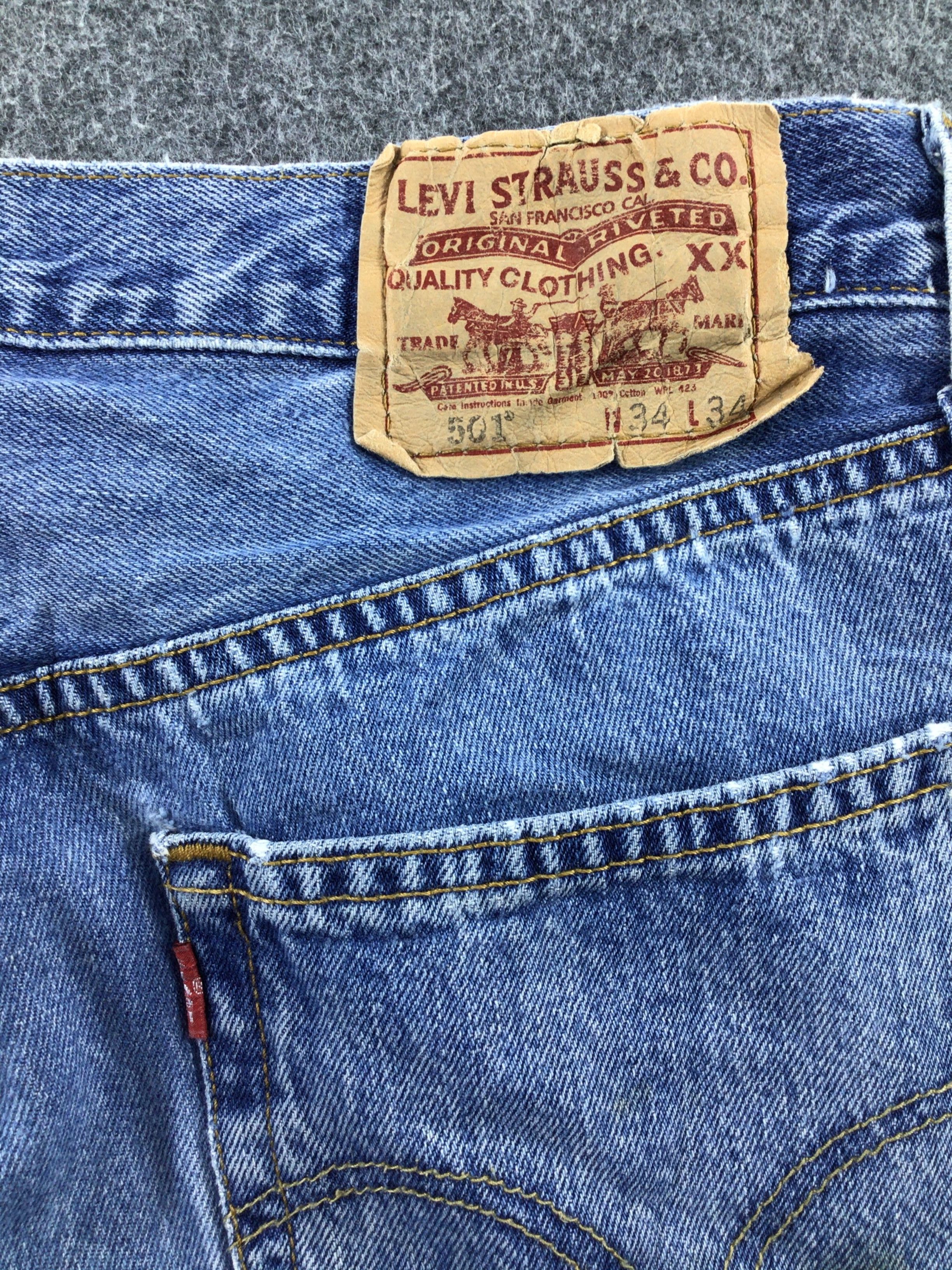 Levi's Vintage Levis 501 Jeans-JM523 Size US 33 - 6 Thumbnail