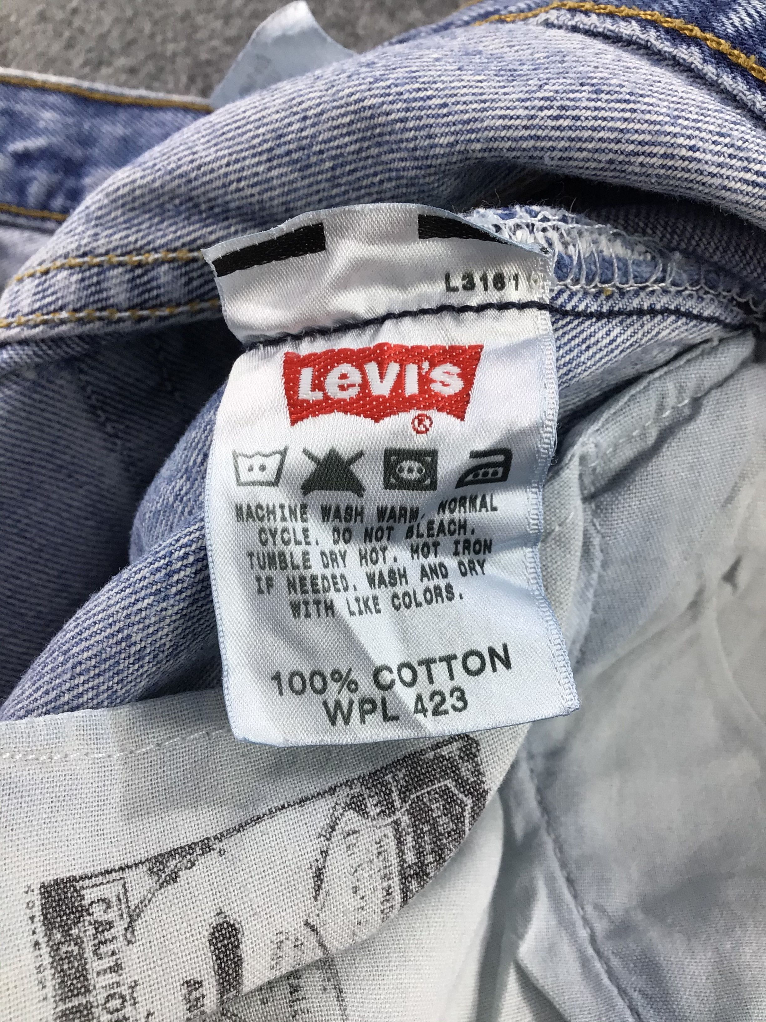Levi's Vintage Levis 501 Jeans-JM523 Size US 33 - 11 Thumbnail