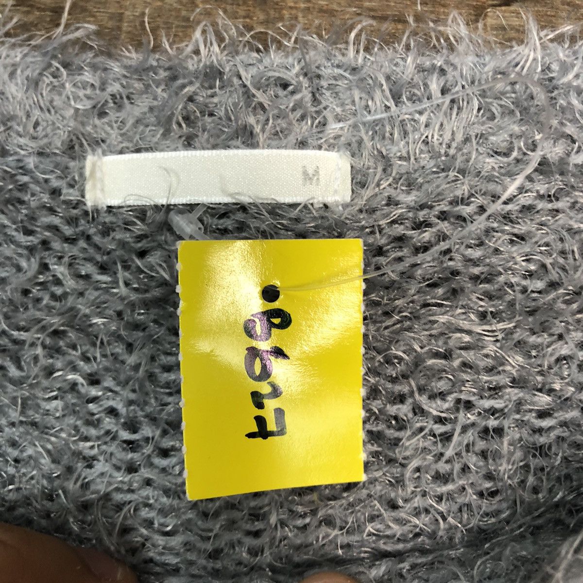 Japanese Brand DL Gu Japan Grey Mohair Soft Fur Shag Shaggy Knitwear #B627 Size M / US 6-8 / IT 42-44 - 10 Thumbnail