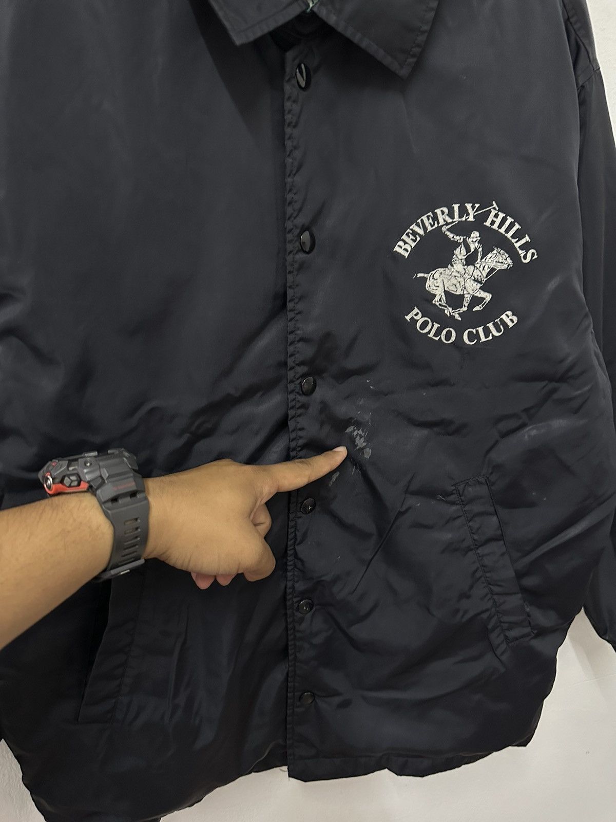 Beverly Hills Polo Club × Vintage Vintage Beverly Hills Polo Club Mini Logo Button Up Jacket Size US M / EU 48-50 / 2 - 5 Thumbnail