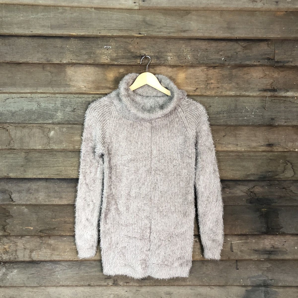 Homespun Knitwear × Japanese Brand DL Japanese Brown Mohair Shag Shaggy Knitwear #B635 Size M / US 6-8 / IT 42-44 - 1 Thumbnail