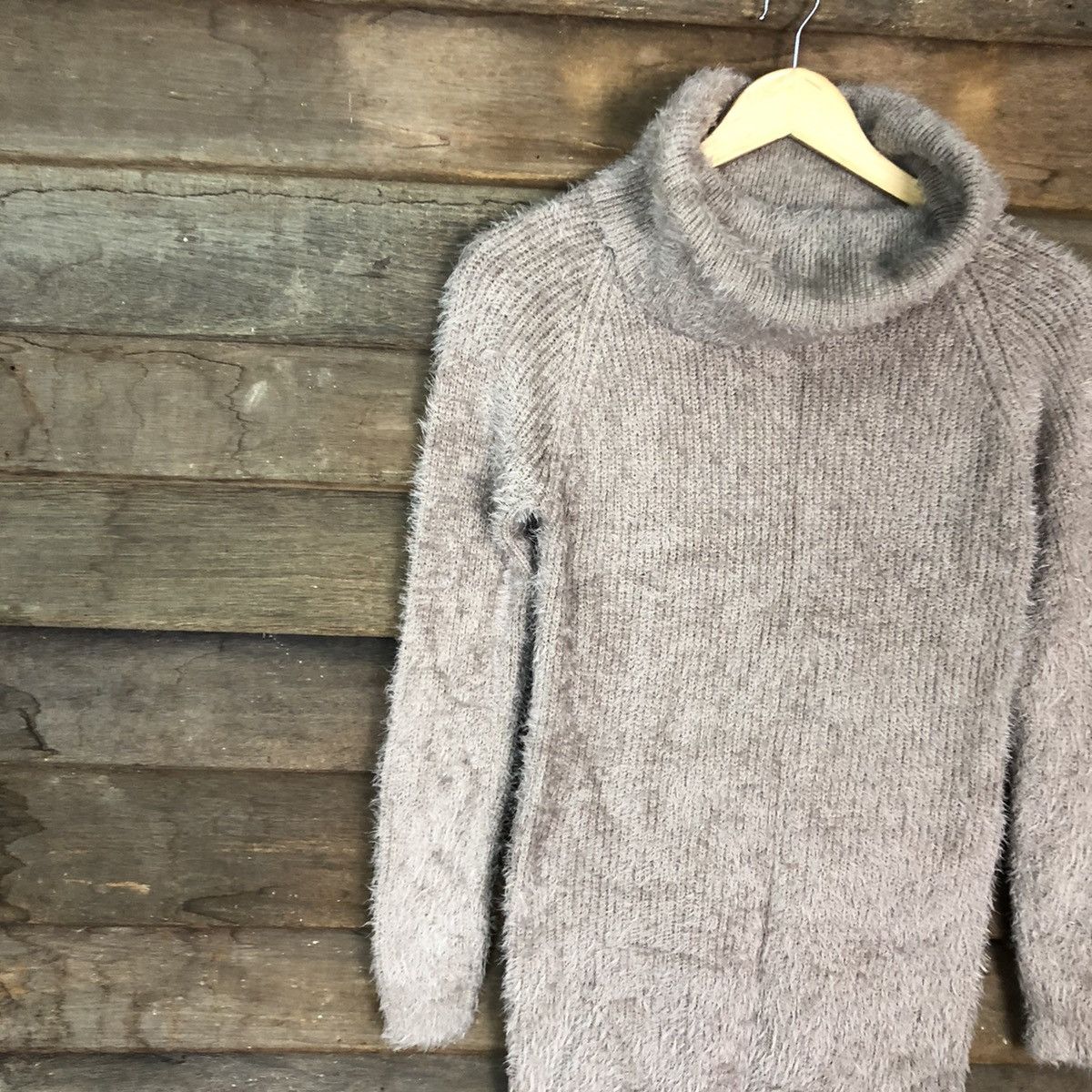 Homespun Knitwear × Japanese Brand DL Japanese Brown Mohair Shag Shaggy Knitwear #B635 Size M / US 6-8 / IT 42-44 - 7 Thumbnail