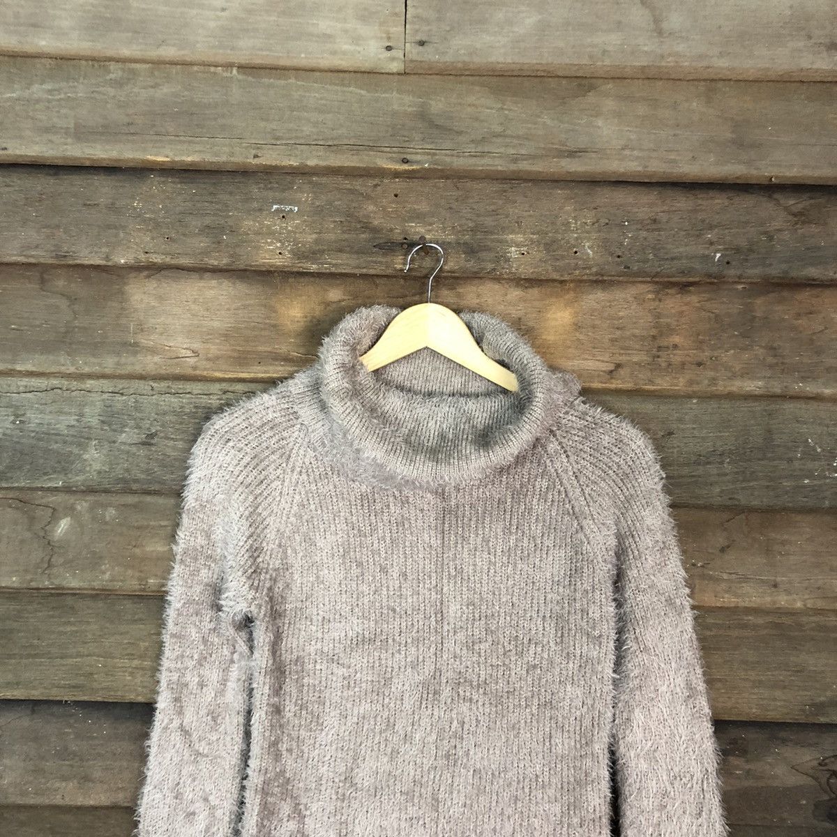 Homespun Knitwear × Japanese Brand DL Japanese Brown Mohair Shag Shaggy Knitwear #B635 Size M / US 6-8 / IT 42-44 - 9 Thumbnail