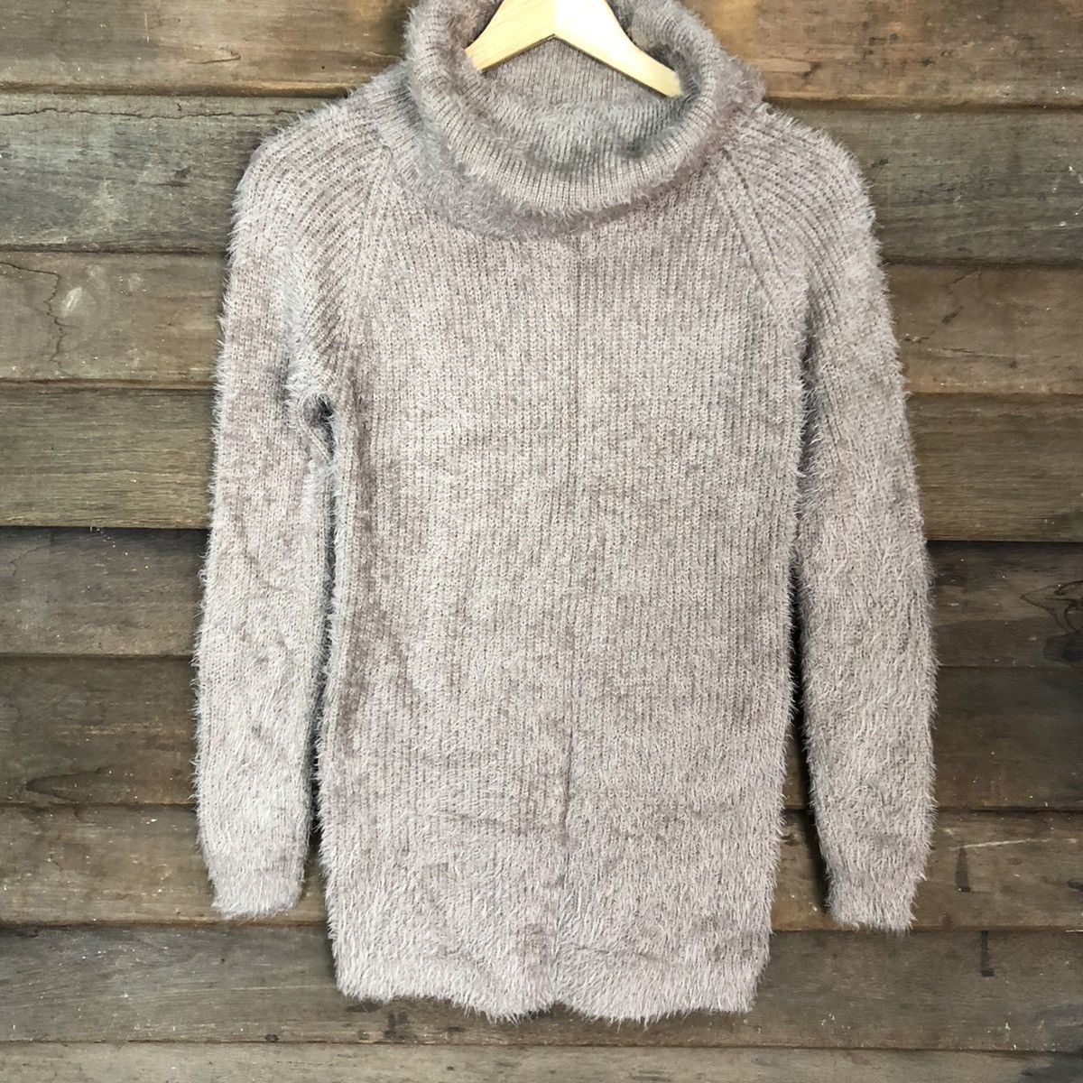 Homespun Knitwear × Japanese Brand DL Japanese Brown Mohair Shag Shaggy Knitwear #B635 Size M / US 6-8 / IT 42-44 - 8 Thumbnail