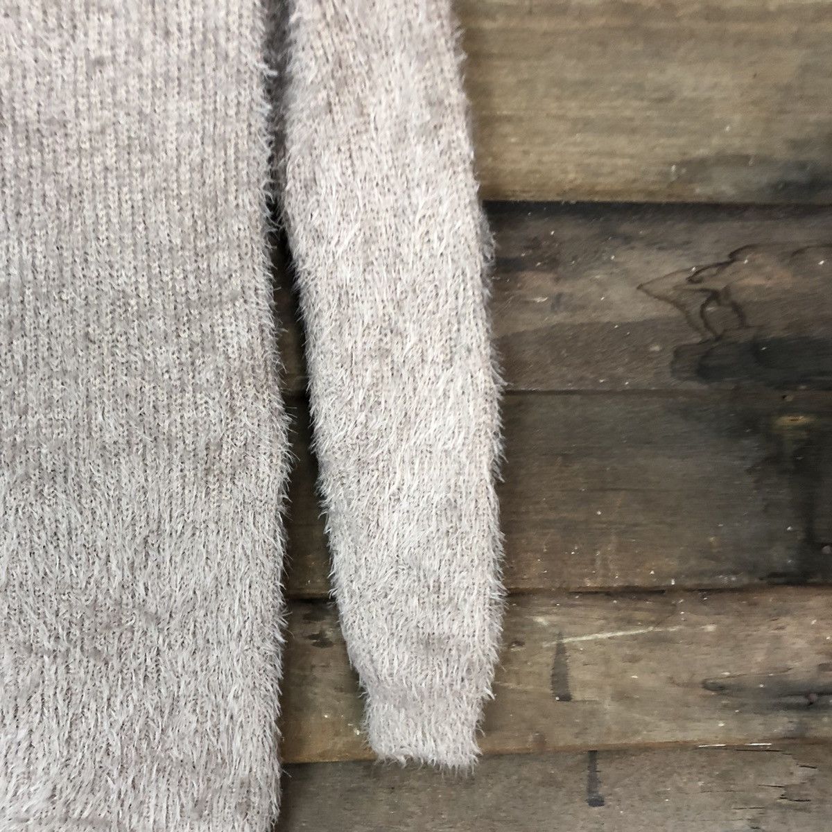 Homespun Knitwear × Japanese Brand DL Japanese Brown Mohair Shag Shaggy Knitwear #B635 Size M / US 6-8 / IT 42-44 - 4 Thumbnail