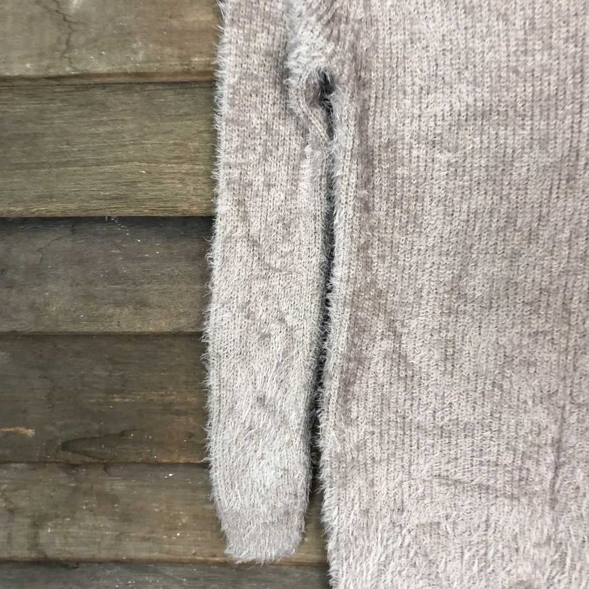 Homespun Knitwear × Japanese Brand DL Japanese Brown Mohair Shag Shaggy Knitwear #B635 Size M / US 6-8 / IT 42-44 - 6 Thumbnail