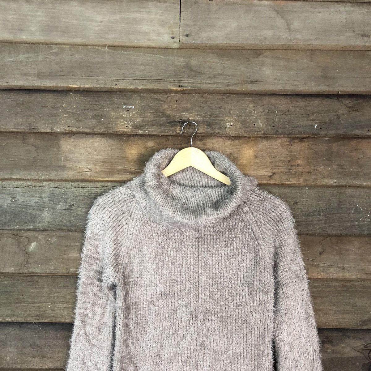 Homespun Knitwear × Japanese Brand DL Japanese Brown Mohair Shag Shaggy Knitwear #B635 Size M / US 6-8 / IT 42-44 - 2 Thumbnail
