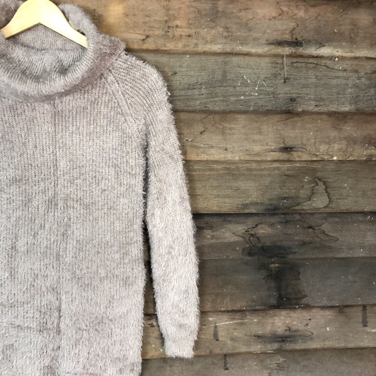 Homespun Knitwear × Japanese Brand DL Japanese Brown Mohair Shag Shaggy Knitwear #B635 Size M / US 6-8 / IT 42-44 - 5 Thumbnail