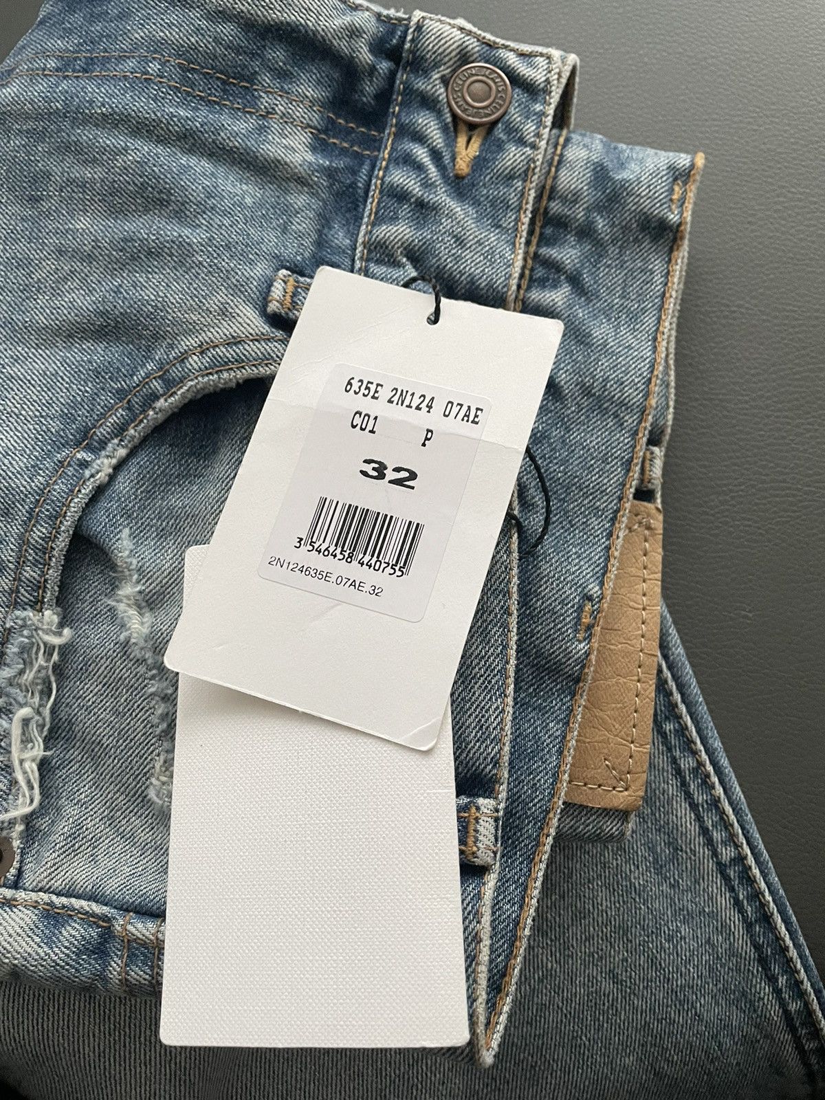 Celine × Hedi Slimane Extremely Rare Sold-out Brand NEW Celine Trash Crash Denim Size US 32 / EU 48 - 10 Thumbnail