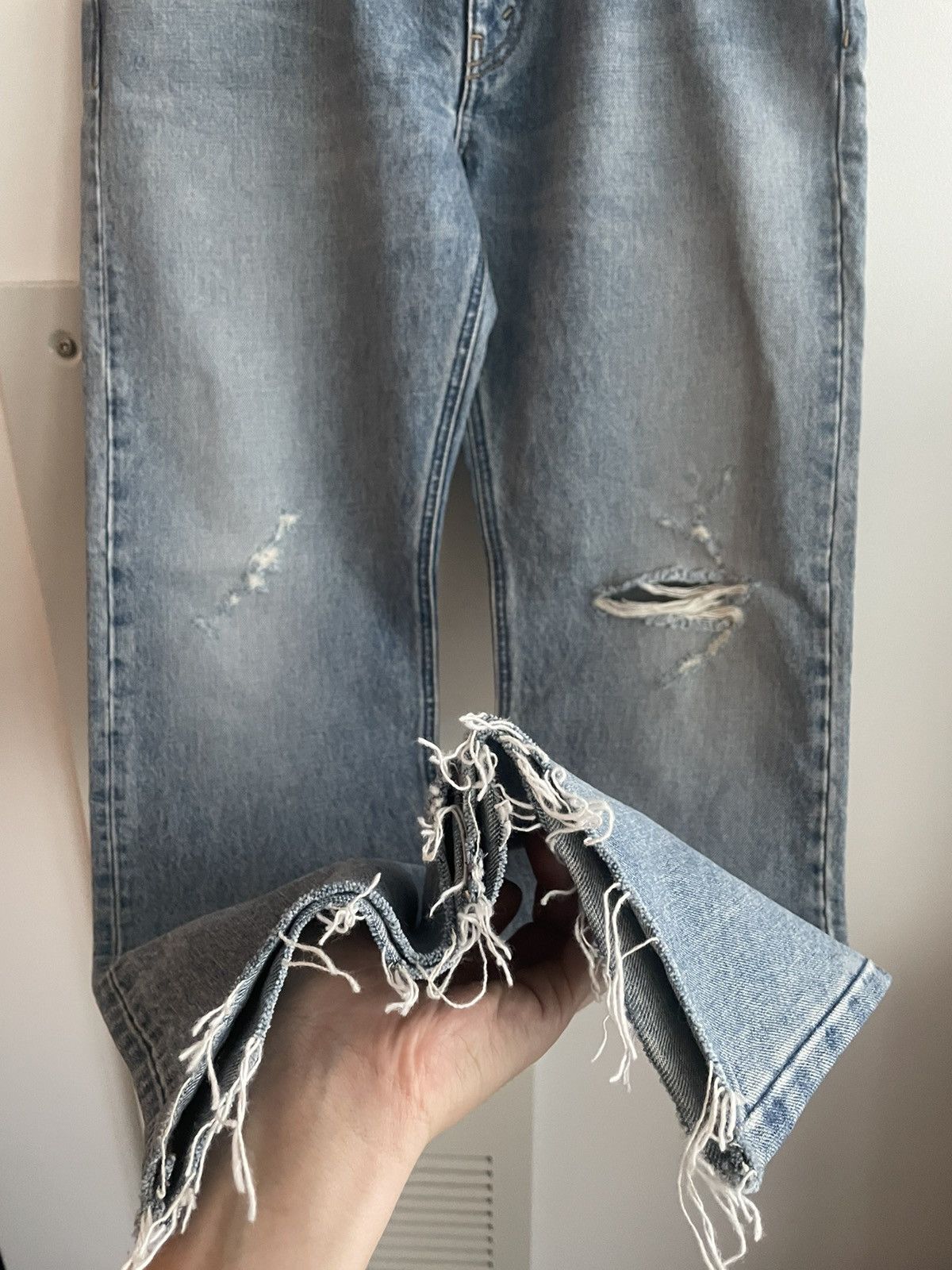 Celine × Hedi Slimane Extremely Rare Sold-out Brand NEW Celine Trash Crash Denim Size US 32 / EU 48 - 8 Thumbnail
