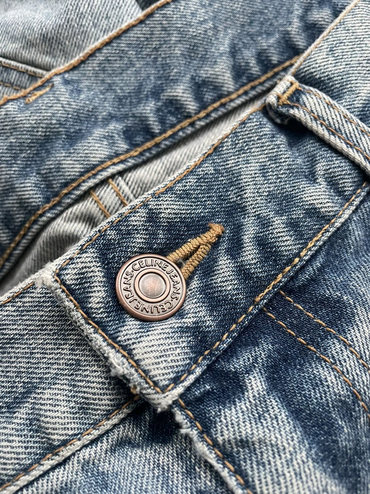 Celine × Hedi Slimane Extremely Rare Sold-out Brand NEW Celine Trash Crash Denim Size US 32 / EU 48 - 13 Thumbnail
