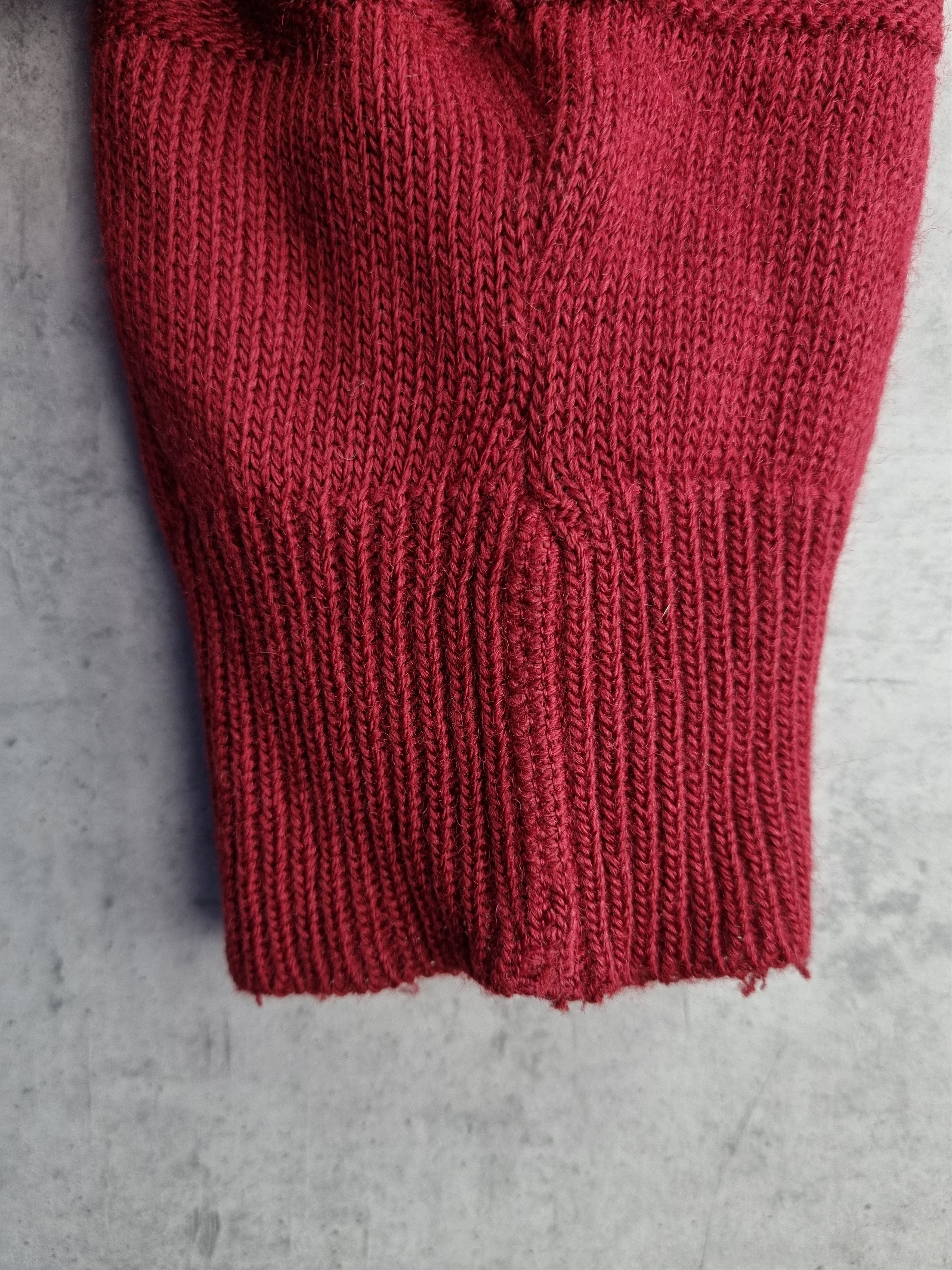 Lacoste × Vintage 80s LACOSTE Chemise French Cable Knitted Wool Sweater Size US L / EU 52-54 / 3 - 12 Thumbnail