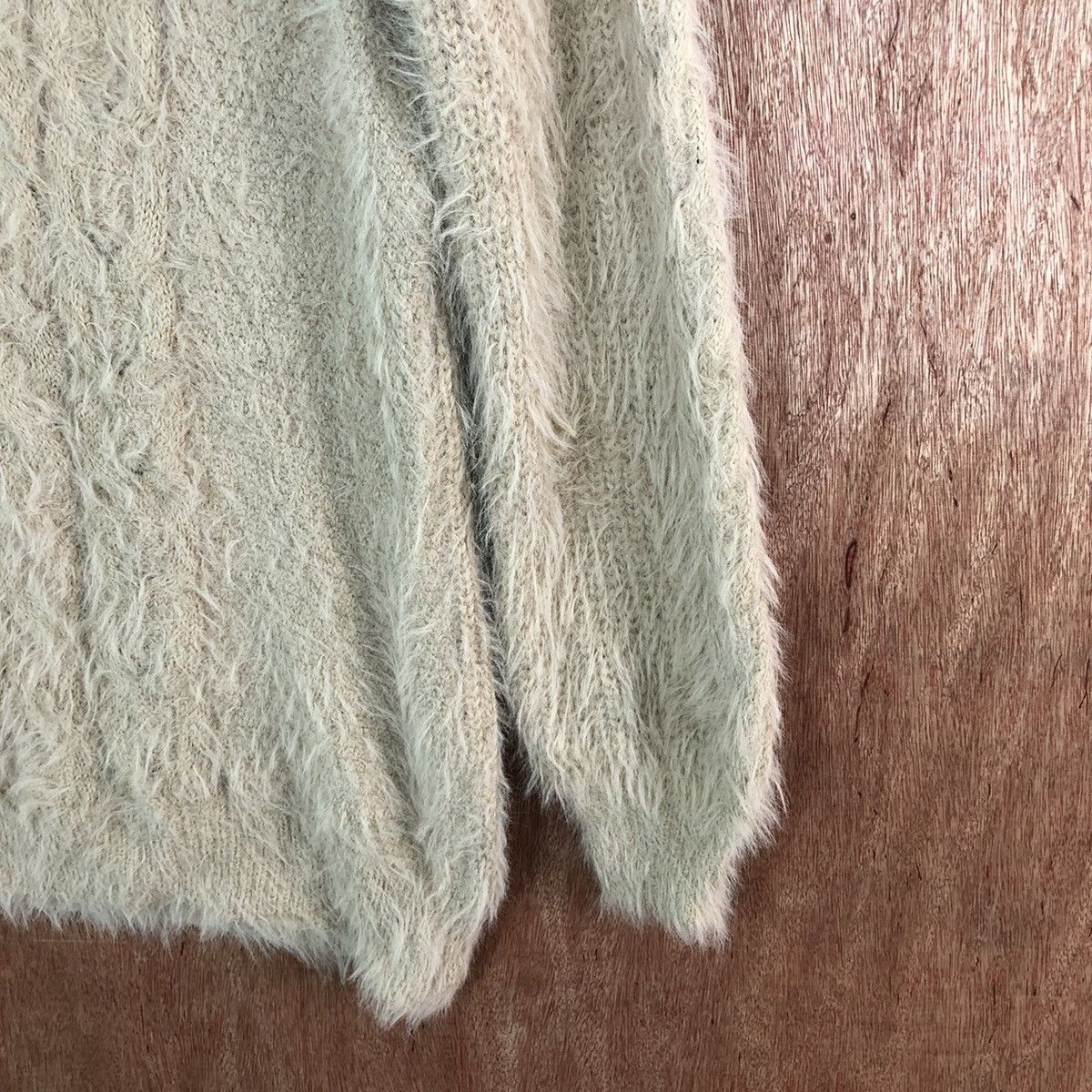 Japanese Brand Virgirl Long Shag Shaggy Fur Mohair Knitwear #6630 Size US M / EU 48-50 / 2 - 6 Thumbnail