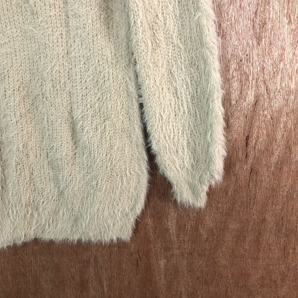 Japanese Brand Virgirl Long Shag Shaggy Fur Mohair Knitwear #6630 Size US M / EU 48-50 / 2 - 11 Thumbnail