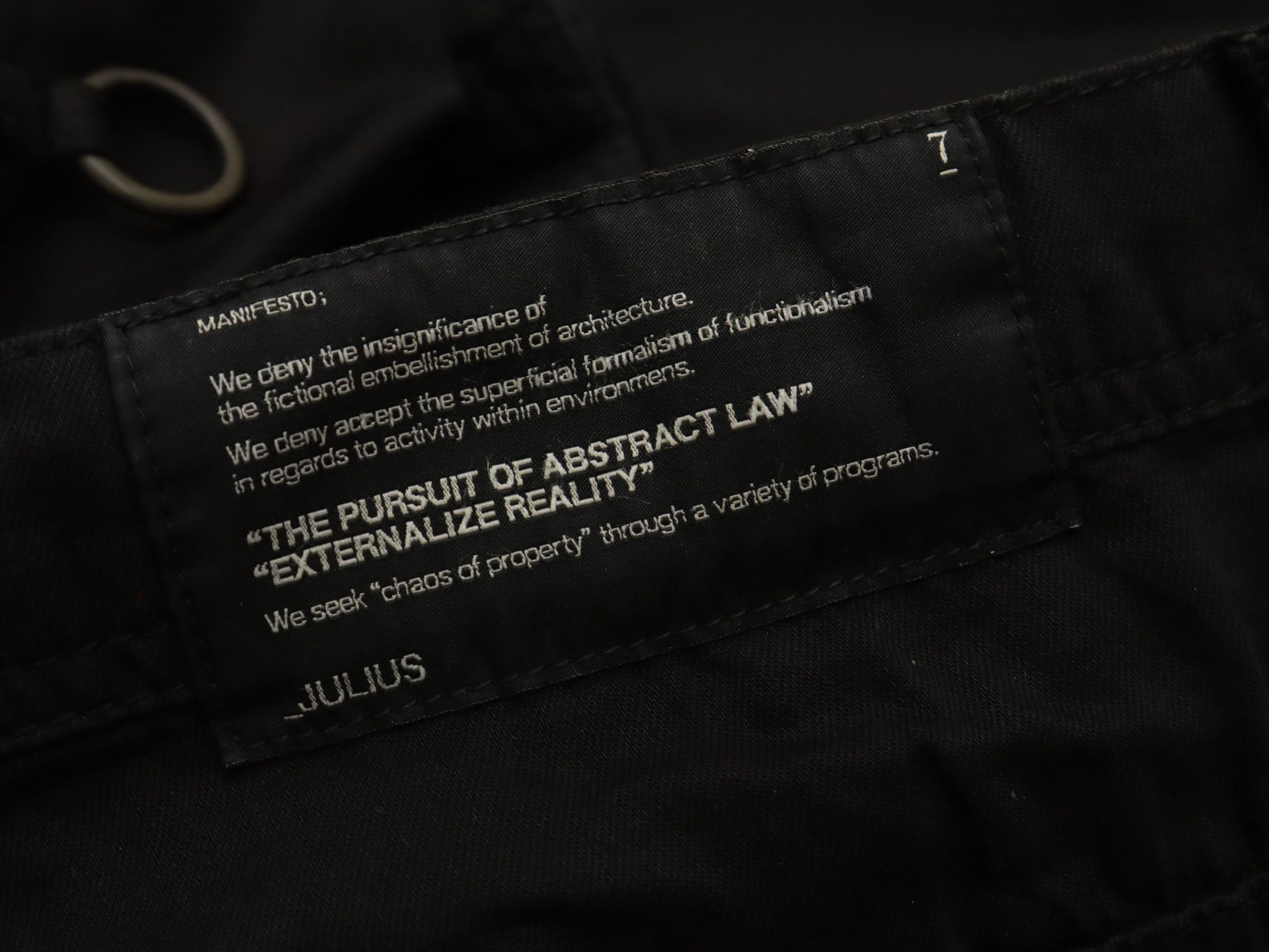 Julius SS12 edge; Collection Side Closure Wide Drop Crotch Pant Size US 33 - 16 Thumbnail