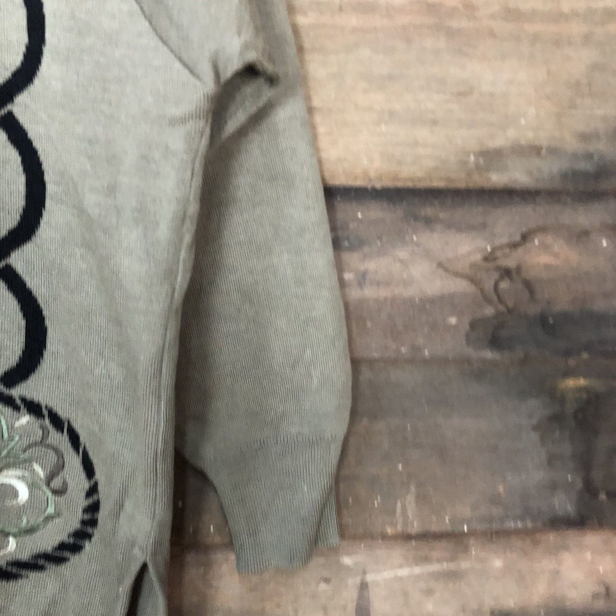 Homespun Knitwear Japan Grey art vintage Knitwear #3957 Size US M / EU 48-50 / 2 - 4 Thumbnail
