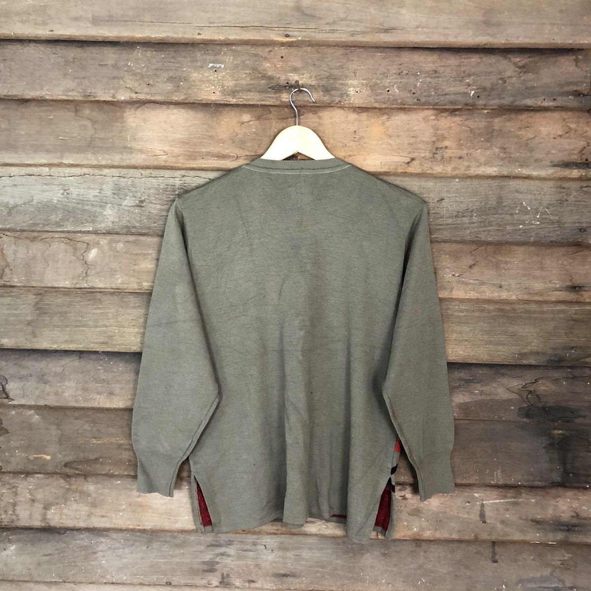 Homespun Knitwear Japan Grey art vintage Knitwear #3957 Size US M / EU 48-50 / 2 - 11 Thumbnail