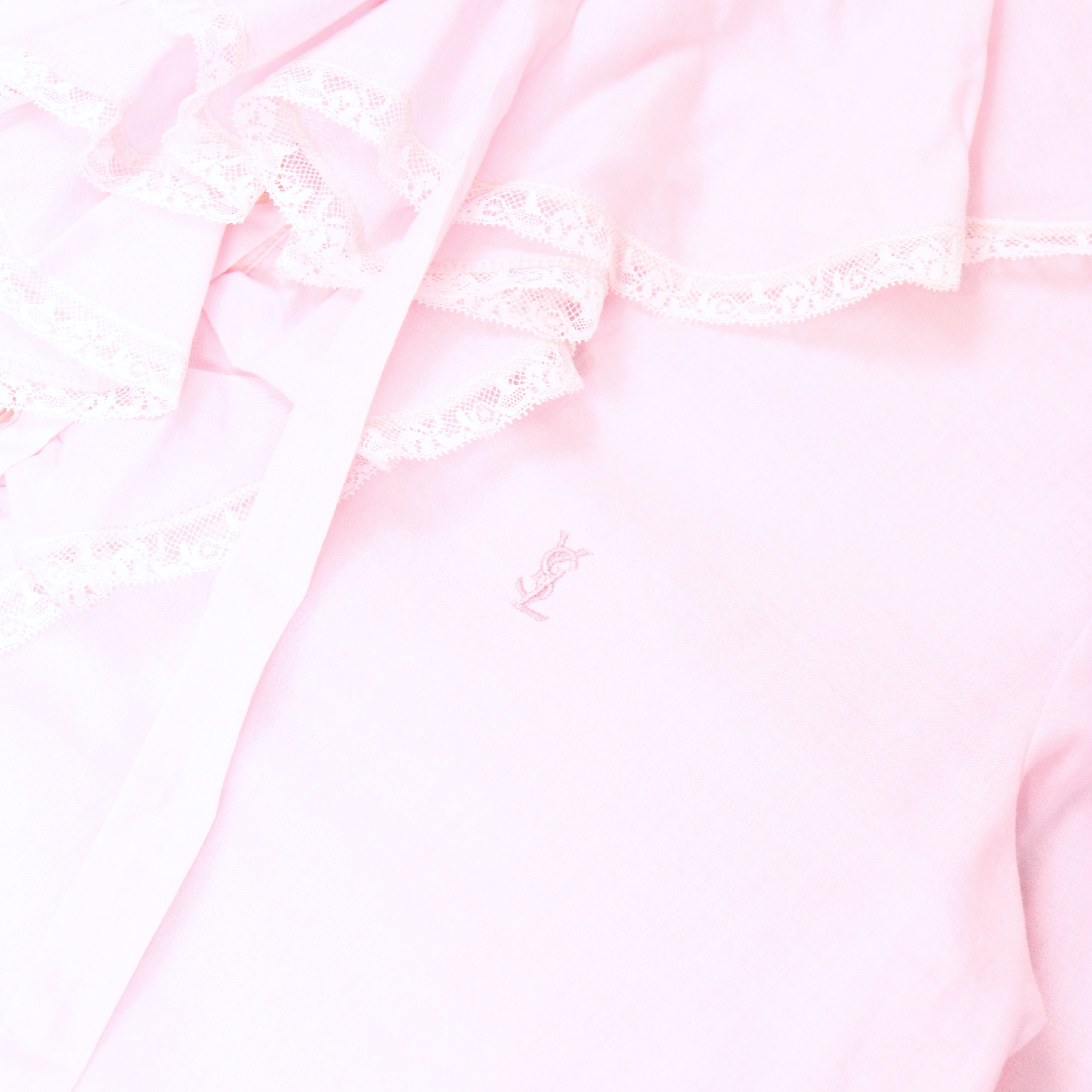 Yves Saint Laurent YSL 80s Sleeping Shirt Size M / US 6-8 / IT 42-44 - 4 Thumbnail