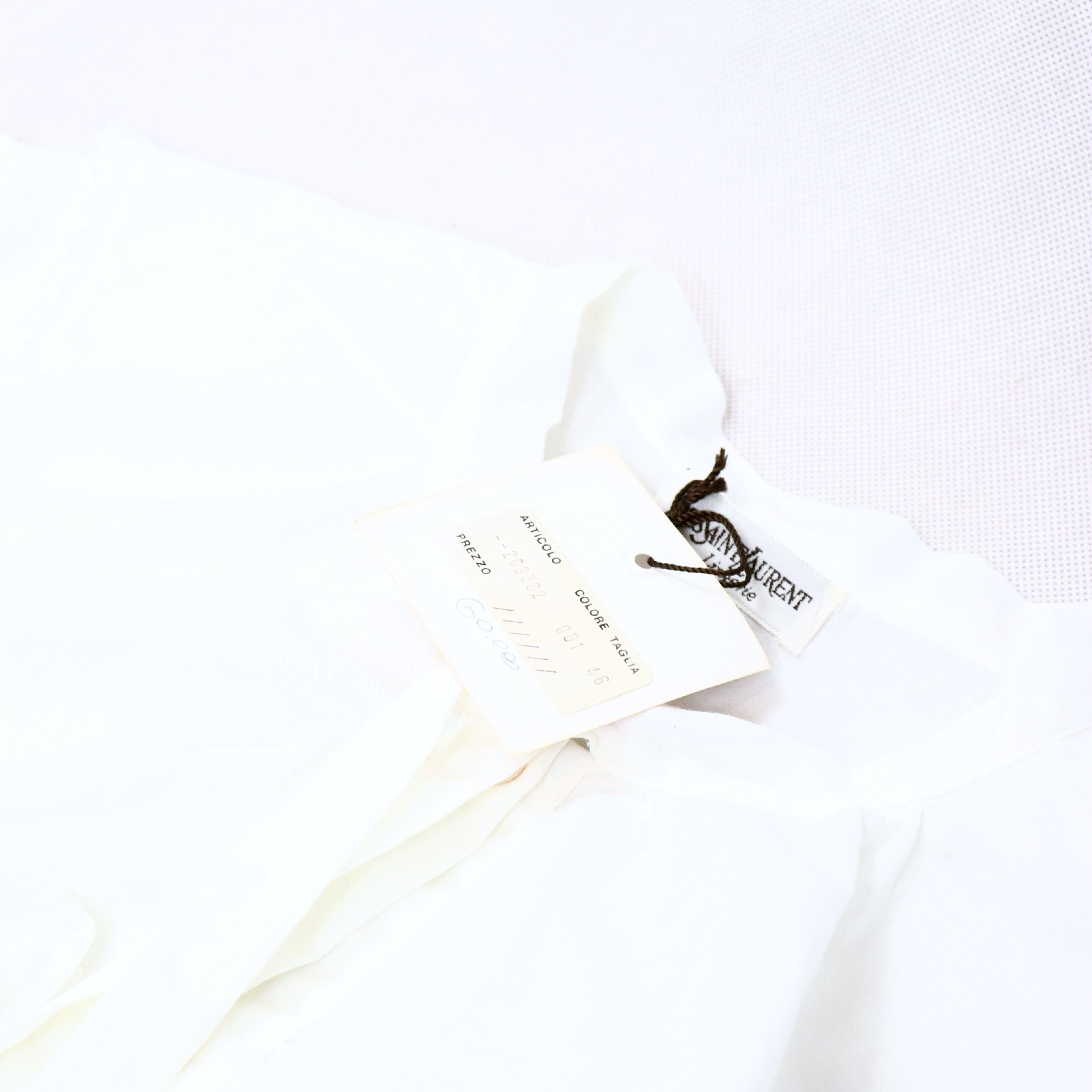 Yves Saint Laurent YSL 80s Sleeping Shirt Size M / US 6-8 / IT 42-44 - 4 Thumbnail