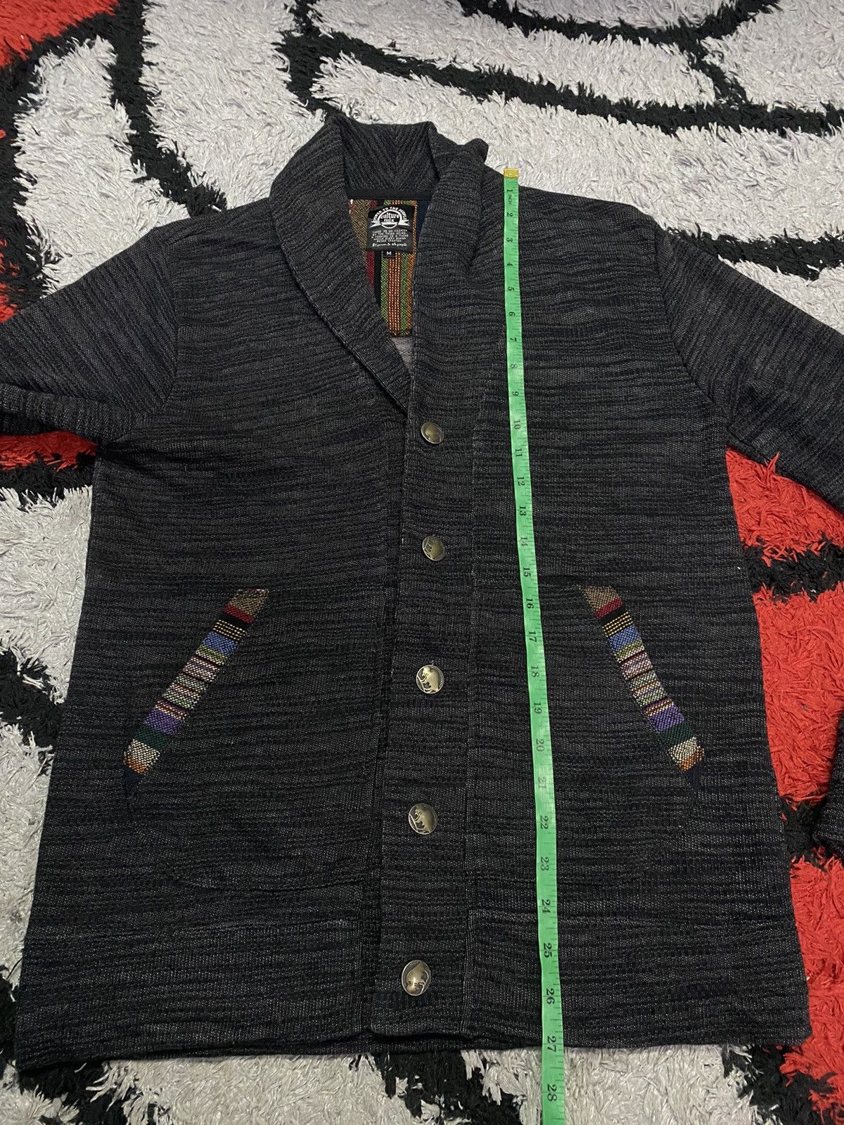 Japanese Brand POWER TO THE PEOPLE Native Motive Cardigan Size US M / EU 48-50 / 2 - 9 Thumbnail