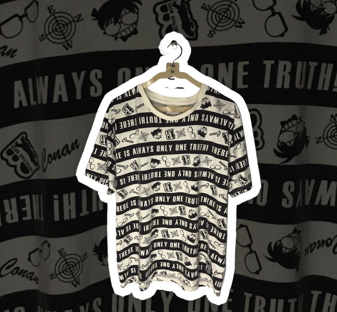 Anime × Vintage Vintage detective Conan fullprint tshirt Size US L / EU 52-54 / 3 - 1 Thumbnail