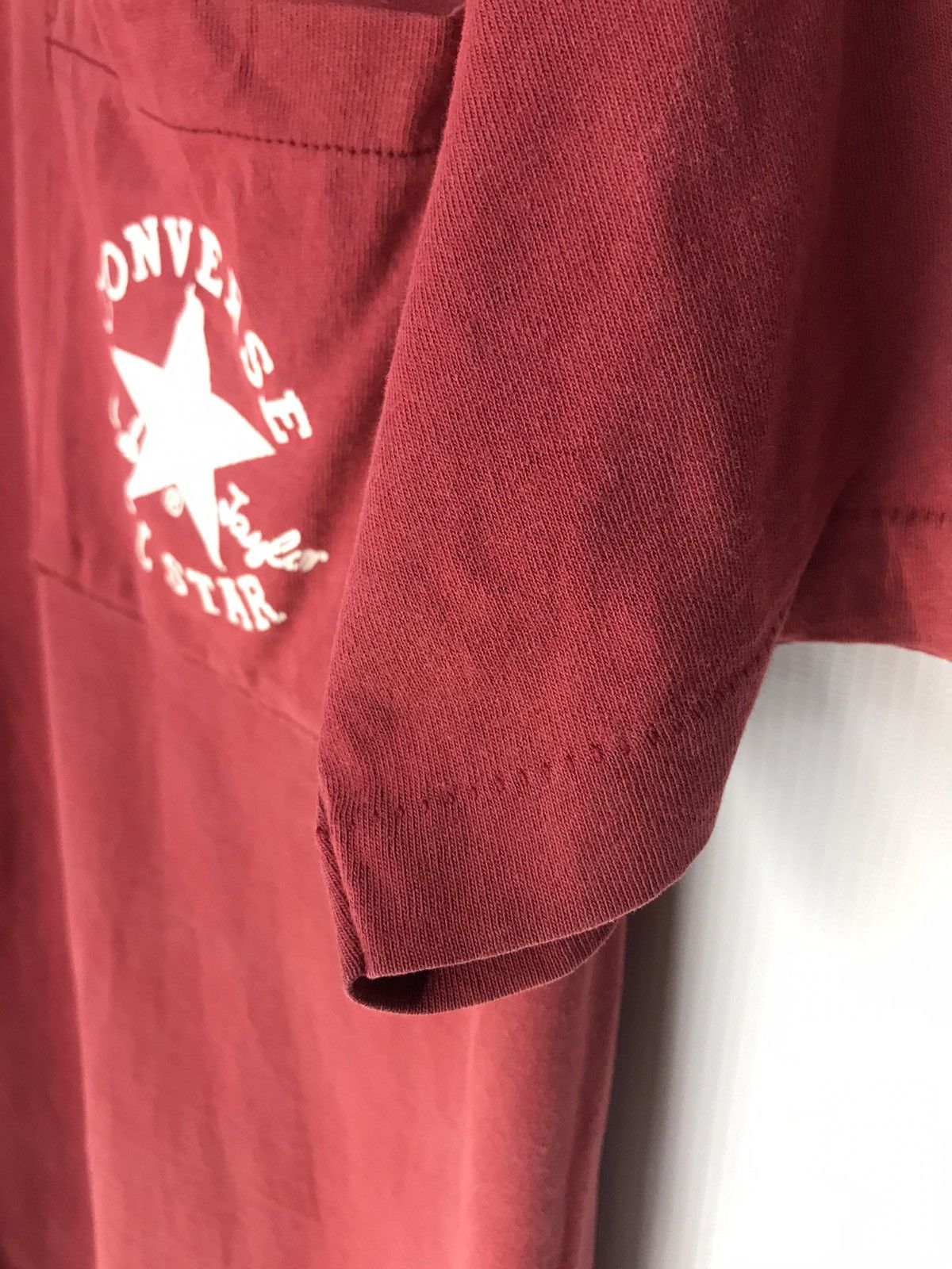 Converse × Vintage Vintage converse single poket tshirt made in usa Size US L / EU 52-54 / 3 - 7 Thumbnail