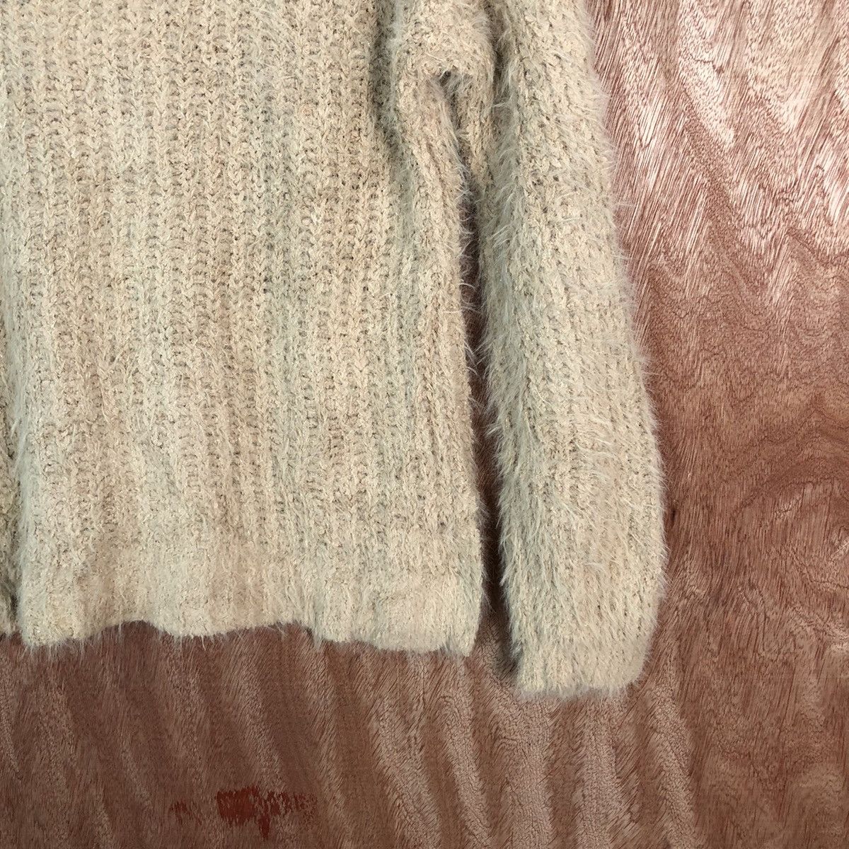 Homespun Knitwear Ozoc Brown Shag Shaggy Fur Mohair Knitwear #6627 Size US M / EU 48-50 / 2 - 11 Thumbnail