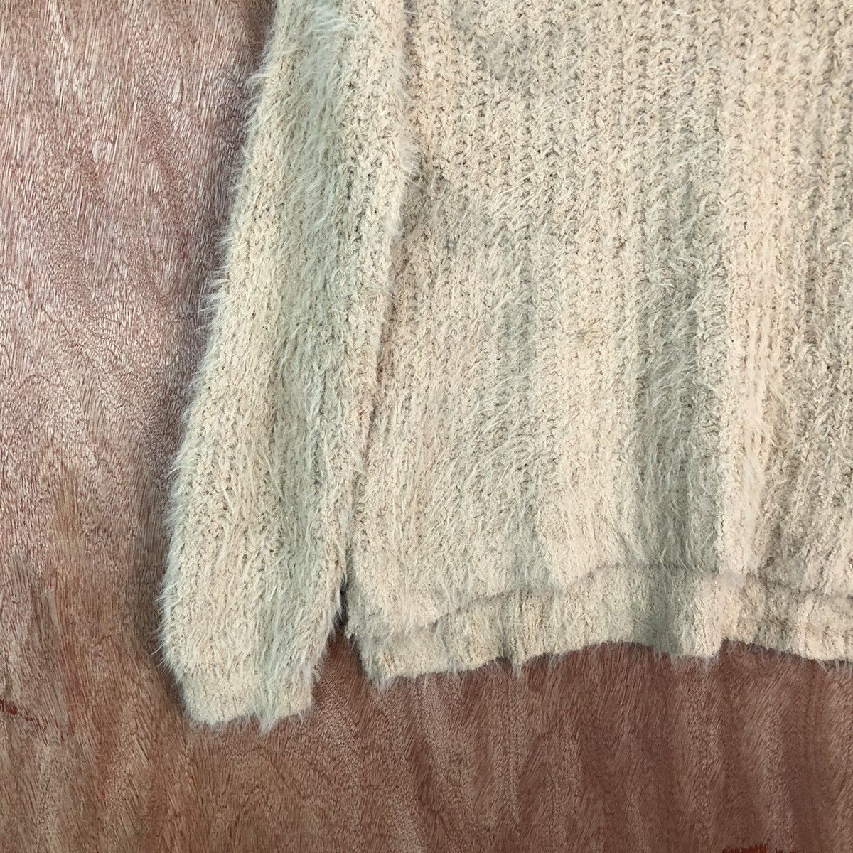 Homespun Knitwear Ozoc Brown Shag Shaggy Fur Mohair Knitwear #6627 Size US M / EU 48-50 / 2 - 4 Thumbnail